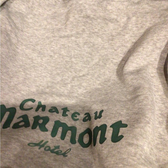 NEW ! Gray Chateau Marmont Hoodie zip up - Picture 4 of 13